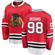 Fanatics Branded Connor Bedard Chicago Blackhawks Men's Breakaway Home Jersey - Red