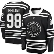Fanatics Branded Connor Bedard Chicago Blackhawks Youth Premier Breakaway Alternate 2019/20 Jersey - Black