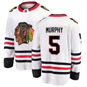 Fanatics Branded Connor Murphy Chicago Blackhawks Youth Breakaway Away Jersey - White