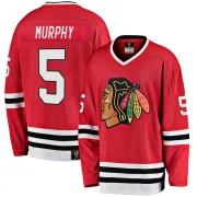 Fanatics Branded Connor Murphy Chicago Blackhawks Youth Premier Breakaway Heritage Jersey - Red