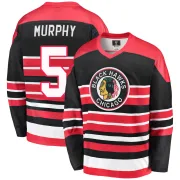 Fanatics Branded Connor Murphy Chicago Blackhawks Youth Premier Breakaway Heritage Jersey - Red/Black