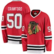Fanatics Branded Corey Crawford Chicago Blackhawks Men's Premier Breakaway Heritage Jersey - Red