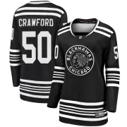 Fanatics Branded Corey Crawford Chicago Blackhawks Women's Premier Breakaway Alternate 2019/20 Jersey - Black