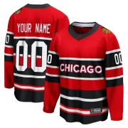Fanatics Branded Custom Chicago Blackhawks Men's Breakaway Custom Special Edition 2.0 Jersey - Red