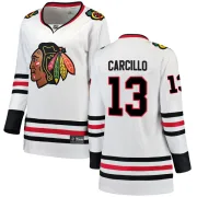 Fanatics Branded Daniel Carcillo Chicago Blackhawks Women's Breakaway Away Jersey - White