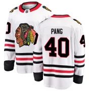 Fanatics Branded Darren Pang Chicago Blackhawks Youth Breakaway Away Jersey - White