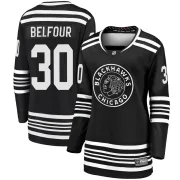 Fanatics Branded ED Belfour Chicago Blackhawks Women's Premier Breakaway Alternate 2019/20 Jersey - Black