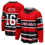 Fanatics Branded Ed Olczyk Chicago Blackhawks Youth Breakaway Special Edition 2.0 Jersey - Red