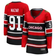 Fanatics Branded Frank Nazar Chicago Blackhawks Women's Breakaway Special Edition 2.0 Jersey - Red
