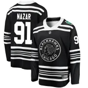 Fanatics Branded Frank Nazar Chicago Blackhawks Youth Breakaway 2019 Winter Classic Jersey - Black