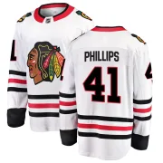 Fanatics Branded Isaak Phillips Chicago Blackhawks Youth Breakaway Away Jersey - White