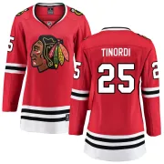 Fanatics Branded Jarred Tinordi Chicago Blackhawks Women's Breakaway Home Jersey - Red