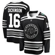 Fanatics Branded Jason Dickinson Chicago Blackhawks Youth Breakaway 2019 Winter Classic Jersey - Black