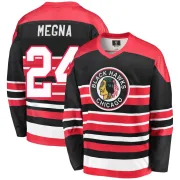 Fanatics Branded Jaycob Megna Chicago Blackhawks Men's Premier Breakaway Heritage Jersey - Red/Black