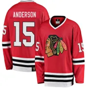 Fanatics Branded Joey Anderson Chicago Blackhawks Men's Premier Breakaway Heritage Jersey - Red