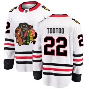 Fanatics Branded Jordin Tootoo Chicago Blackhawks Youth Breakaway Away Jersey - White