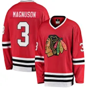 Fanatics Branded Keith Magnuson Chicago Blackhawks Men's Premier Breakaway Heritage Jersey - Red