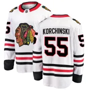 Fanatics Branded Kevin Korchinski Chicago Blackhawks Men's Breakaway Away Jersey - White