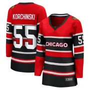 Fanatics Branded Kevin Korchinski Chicago Blackhawks Women's Breakaway Special Edition 2.0 Jersey - Red