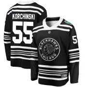 Fanatics Branded Kevin Korchinski Chicago Blackhawks Youth Breakaway 2019 Winter Classic Jersey - Black