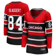 Fanatics Branded Landon Slaggert Chicago Blackhawks Women's Breakaway Special Edition 2.0 Jersey - Red