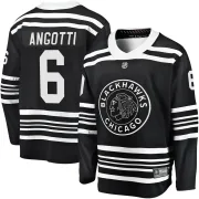 Fanatics Branded Lou Angotti Chicago Blackhawks Men's Premier Breakaway Alternate 2019/20 Jersey - Black