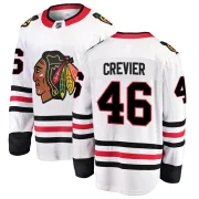 Fanatics Branded Louis Crevier Chicago Blackhawks Men's Breakaway Away Jersey - White