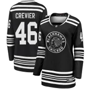 Fanatics Branded Louis Crevier Chicago Blackhawks Women's Premier Breakaway Alternate 2019/20 Jersey - Black