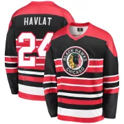 Fanatics Branded Martin Havlat Chicago Blackhawks Men's Premier Breakaway Heritage Jersey - Red/Black