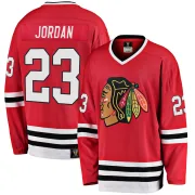 Fanatics Branded Michael Jordan Chicago Blackhawks Men's Premier Breakaway Heritage Jersey - Red