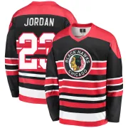 Fanatics Branded Michael Jordan Chicago Blackhawks Men's Premier Breakaway Heritage Jersey - Red/Black