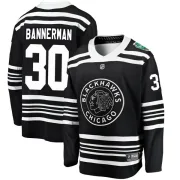 Fanatics Branded Murray Bannerman Chicago Blackhawks Men's Breakaway 2019 Winter Classic Jersey - Black