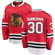Fanatics Branded Murray Bannerman Chicago Blackhawks Men's Breakaway Home Jersey - Red