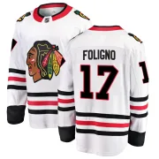Fanatics Branded Nick Foligno Chicago Blackhawks Men's Breakaway Away Jersey - White