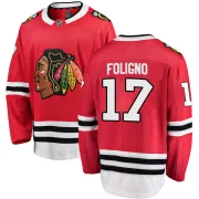 Fanatics Branded Nick Foligno Chicago Blackhawks Men's Breakaway Home Jersey - Red