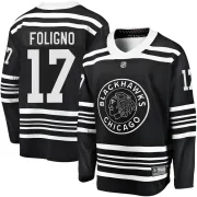 Fanatics Branded Nick Foligno Chicago Blackhawks Men's Premier Breakaway Alternate 2019/20 Jersey - Black