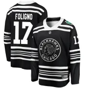 Fanatics Branded Nick Foligno Chicago Blackhawks Youth Breakaway 2019 Winter Classic Jersey - Black