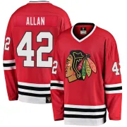 Fanatics Branded Nolan Allan Chicago Blackhawks Men's Premier Breakaway Heritage Jersey - Red
