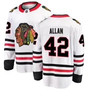 Fanatics Branded Nolan Allan Chicago Blackhawks Youth Breakaway Away Jersey - White