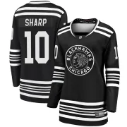 NHL Chicago Blackhawks 10# Patrick Sharp Black Charcoal Fashion Jerseys