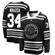 Fanatics Branded Petr Mrazek Chicago Blackhawks Youth Breakaway 2019 Winter Classic Jersey - Black