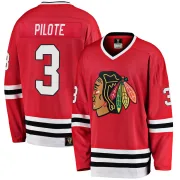 Fanatics Branded Pierre Pilote Chicago Blackhawks Men's Premier Breakaway Heritage Jersey - Red