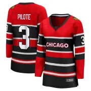 Fanatics Branded Pierre Pilote Chicago Blackhawks Women's Breakaway Special Edition 2.0 Jersey - Red
