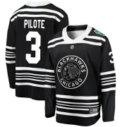 Fanatics Branded Pierre Pilote Chicago Blackhawks Youth Breakaway 2019 Winter Classic Jersey - Black