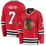 Fanatics Branded Pit Martin Chicago Blackhawks Men's Premier Breakaway Heritage Jersey - Red