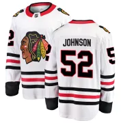Fanatics Branded Reese Johnson Chicago Blackhawks Men's Breakaway Away Jersey - White
