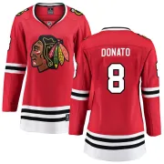Fanatics Branded Ryan Donato Chicago Blackhawks Women's Breakaway Home Jersey - Red