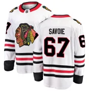 Fanatics Branded Samuel Savoie Chicago Blackhawks Men's Breakaway Away Jersey - White