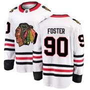 Fanatics Branded Scott Foster Chicago Blackhawks Men's Breakaway Away Jersey - White