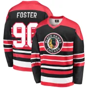 Fanatics Branded Scott Foster Chicago Blackhawks Youth Premier Breakaway Heritage Jersey - Red/Black